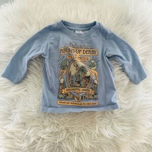 Arizona's Round-Up Derby Kids Blue Shirt